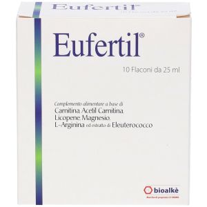 Eufertil Integratore 10 Flaconcini da 25ml