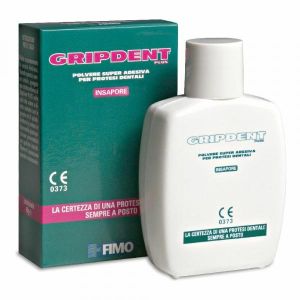 Gripdent Plus Polvere Super Adesiva per Protesi Dentali 40g