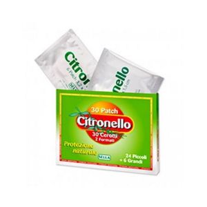 Citronello Cerotti Antizanzare Naturali 30 Pezzi