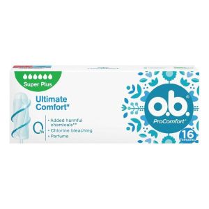 O.b. Assorbenti Interni Procomfort Super Plus Flusso Molto Intenso Inserimento e Rimozione Facile 16pz