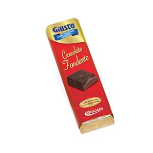 Giusto Senza Zuccheri Barretta Cioccolato Fondente 42 g