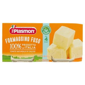 Plasmon Homogenized Classic Melted Cheese 2 Jars of 80 g