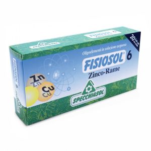 Specchiasol Fisiosol Zinco Rame 20 Fiale
