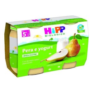 Hipp Biologico Omogeneizzato Merenda Pera e Yogurt 2 X125g