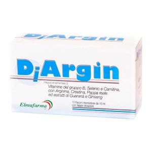 Diargin Integratore Energetico Tonico 10 Flaconcini 10ml