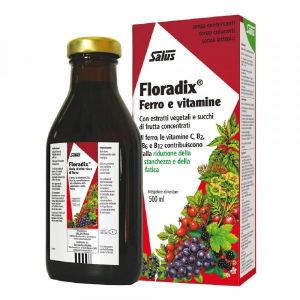 Salus Floradix  Linfa D'erbe Ricca In Ferro 500 Ml.