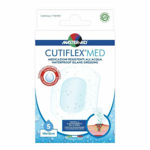 Medicazione Autoadesiva Trasparente Impermeabile Master-aid Cutiflexmed 10x12 Cm 5 Pezzi