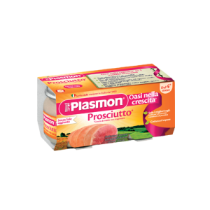 Plasmon Omogeneizzato Prosciutto Cotto 2 Vasetti Da 80g