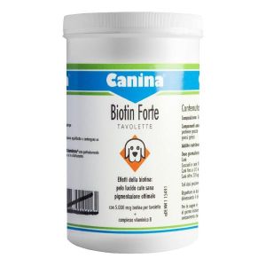Canina Biotin Forte Integratore Pelo Cani 60 Compresse