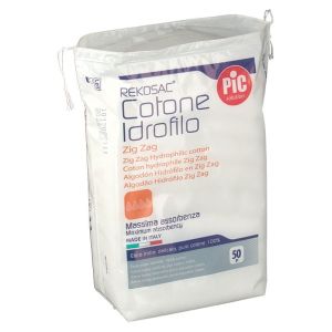 Pic Cotone Idrofilo Ovatta Zig Zag Rekosac 50g