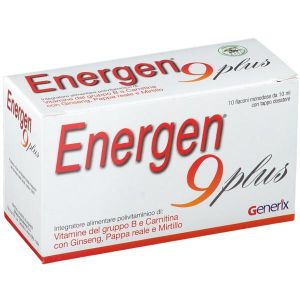 Energen 9 Plus Integratore 10 Flaconcini Orali