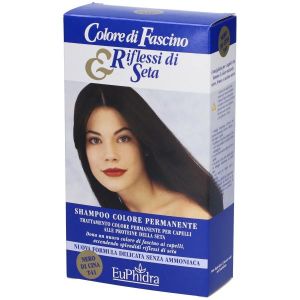 Euphidra Shampoo Colore Permanente Tintura N°41 Colore Nero Cina 120ml