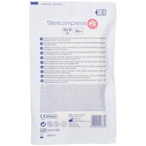 Garza Idrofila Pic 15x15cm 25 Pezzi