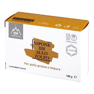 Idi Sapone Zolfo Pelle Grassa Detergente 100 g