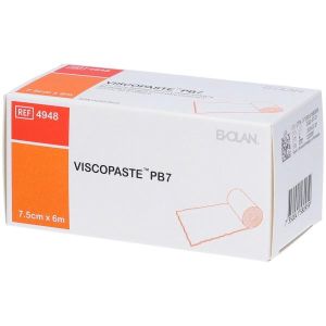 Benda All'ossido di Zinco per Il Trattamento Delle Ulcere Varicose di Tipo Secco e Delle Dermatiti Croniche Viscopaste Pb7 600x7,5cm