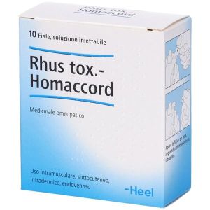 Heel Rhus Toxicodendron Homaccord 10 Fiale da 1,1ml L'una