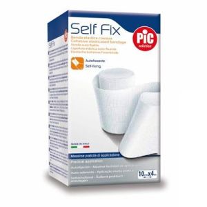 Pic Solution Self Fix Self-Adhering Elastic Bandage 10 Cm X 4 M