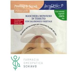 Incarose bio mask innovation peeling e scrub maschera trattamento viso 26ml