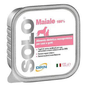 Solo Maiale Alimento Cani/gatti 100g