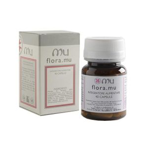Flora Mu Integratore Fermenti Lattici Prebiotici 40 Capsule