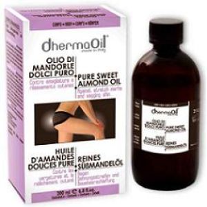 Dhermaoil olio mandorle dolci puro emolliente corpo 200 ml