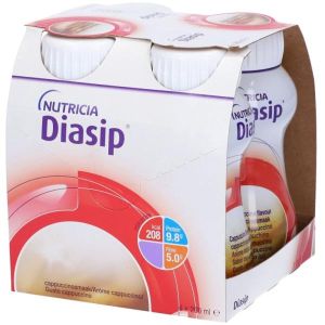 Diasip Integratore per Diabetici Gusto Cappuccino 4x200ml
