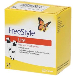 Strisce Misurazione Glicemia Freestyle Lite 25 Pezzi