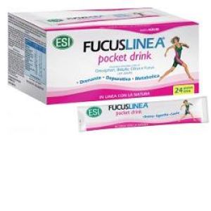 Esi fucuslinea pocket drink integratore depurativo e dietetico 24 bustine