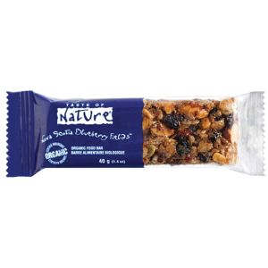 Taste Of Nature Organic Vegan High Fiber Blueberry Bar 40g