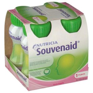 Souvenaid Fragola Cluster Alimento Dietetico Fini Speciali 4x125ml