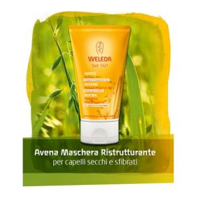 Weleda avena maschera ristrutturante per capelli secchi 150 ml