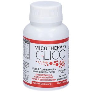 Micotherapy Glico Integratore di Funghi Medicinali 90 Capsule