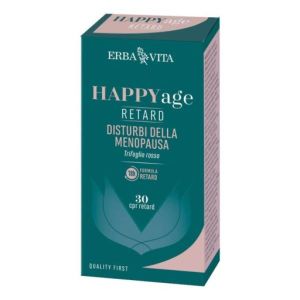 Erba Vita Happy Age Giorno e Notte Integratore Menopausa 60 Compresse