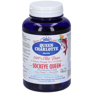 Queen Charlotte Olio di Salmone Sockeye Queen Capsule Molli