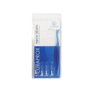 Curaprox plus cps regular 1.0 white 5 interdental brushes + handle