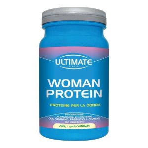 Ultimate Sport Woman Protein Vaniglia Integratore Proteico Donna 750g