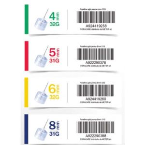 Ago per Penna da Insulina Fora Fine 32 Gauge 6mm 100 Pezzi