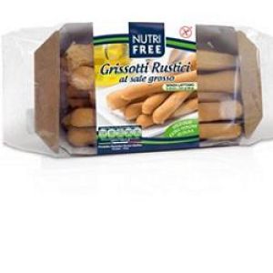 NutriFree Rustic Grissotti With Coarse Salt Gluten Free 100 g