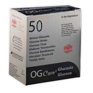 OGcare Glicemia Strisce Misurazione Glicemia 50 Pezzi