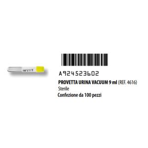 Sella Vacuum Test Tube 9ml 1 Piece