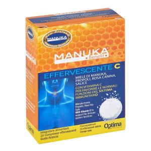 Optima Manuka Benefit Effervescente C Integratore Difese Immunitarie 20 Compresse