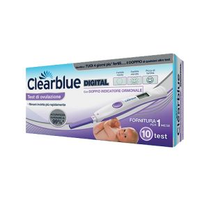 Clearblue digital ovulation test with dual hormone indicator 10 sticks