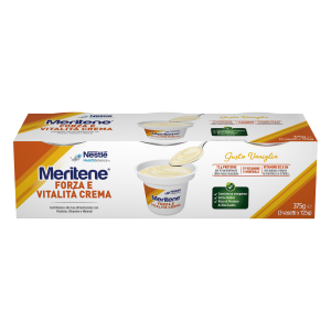 Meritene Forza e Vitalità Crema Dessert Vaniglia 3x125g