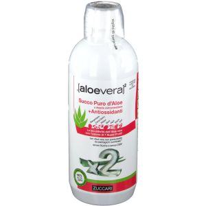 Zuccari Aloevera Succo Puro D'aloe + Antiossidanti Integratore Alimentare 1000ml