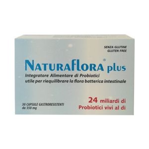 Naturaflora Plus Integratore Flora Batterica Intestinale 30 Capsule