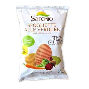 Sarchio Snack Sfogliette Alle Verdure Senza Glutine 55 g