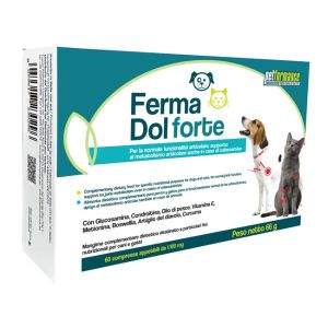 Petformance Ferma Dol Forte Mangime Complementare per Articolazioni Cani/gatti 60 Compresse