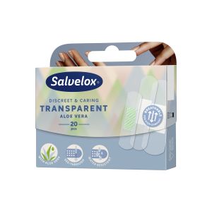 Salvelox Transparent Aloe Vera Patches Assorted 20 Pieces