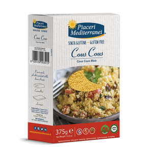 Piaceri Mediterranei Pasta di Mais Cous Cous Senza Glutine 375g