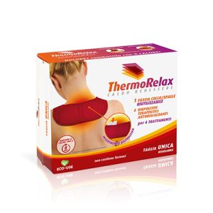 Thermorelax Fascia Dolore Collo Spalle Fascia+4 Dispositivi Autoriscaldanti